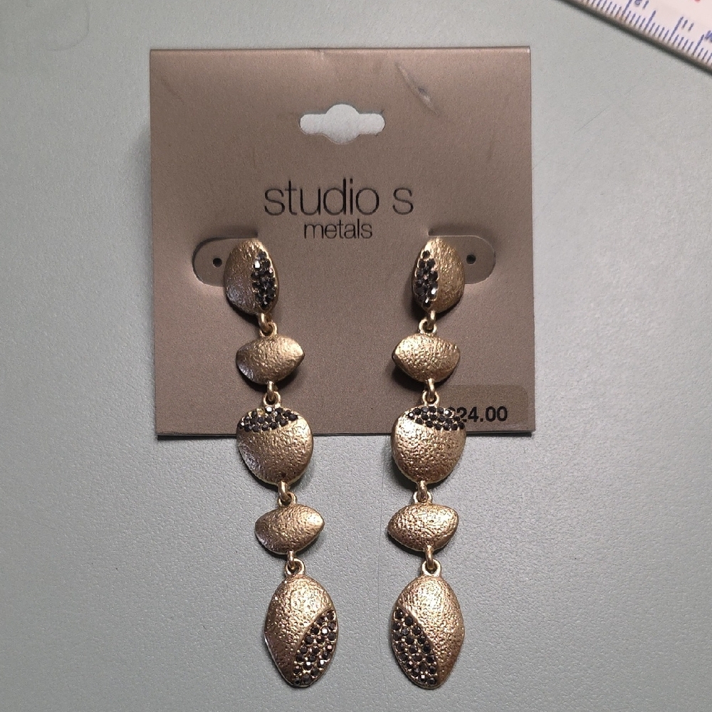 Studio S Gold Drop Earrings